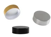 Plastični zatvarač sa aluminijumskim premazom i unutrašnjom zaptivkom za teglice 30mL Plastični zatvarač sa aluminijumskim premazom i unutrašnjom zaptivkom za teglice 30mL-slika_proizvoda