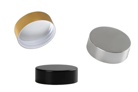 Plastični zatvarač sa aluminijumskim premazom i unutrašnjom zaptivkom za teglice 30mL-1