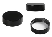 Crni plastični zatvarač sa unutrašnjom zaptivkom, za teglice od 30mL-slika_proizvoda