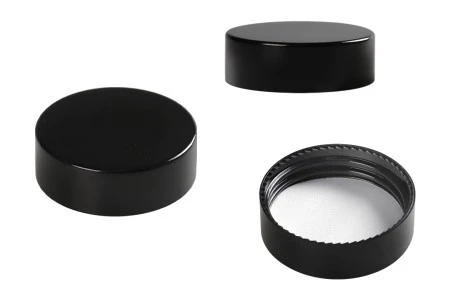 Crni plastični zatvarač sa unutrašnjom zaptivkom, za teglice od 30mL-1