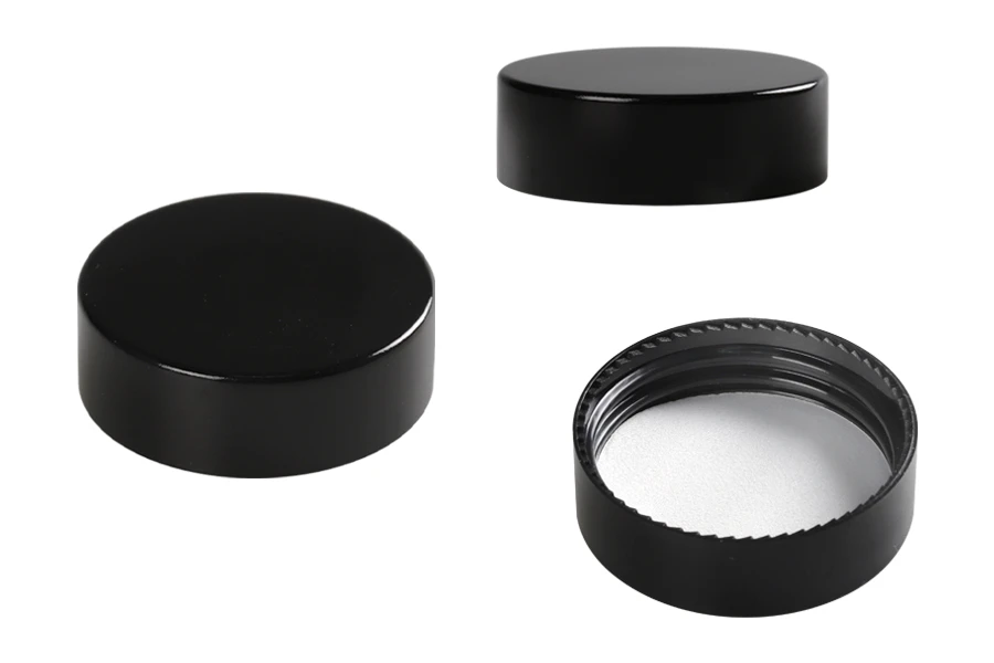 Crni plastični zatvarač sa unutrašnjom zaptivkom, za teglice od 30mL-slika_proizvoda