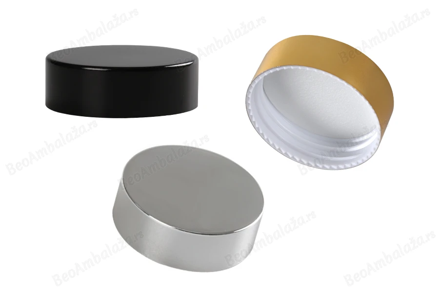 Plastični zatvarač sa aluminijumskim premazom i unutrašnjom zaptivkom za teglice 50mL-slika_proizvoda