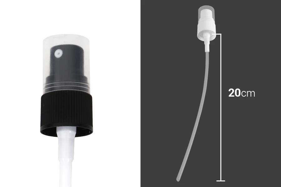 Plastični raspršivač 20/410 sa providnim zatvaračem za uljane teksture Plastični raspršivač 20/410 sa providnim zatvaračem za uljane teksture-dimenzije_slike