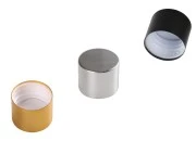 Plastični zatvarač PP18 sa aluminijumskim premazom u 3 boje Plastični zatvarač PP18 sa aluminijumskim premazom u 3 boje