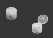 Plastični providni flip top zatvarač PP24 Plastični providni flip top zatvarač PP24