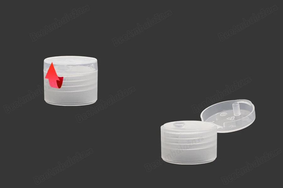 Flip top providni plastični zatvarač PP28-dimenzije_slike