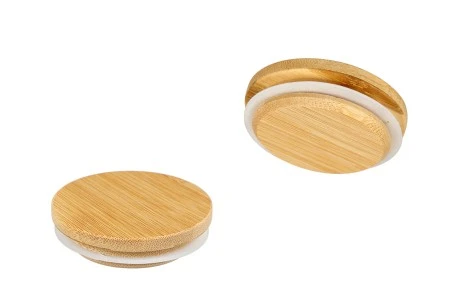 Drveni poklopac sa gumicom za tegle sa unutrašnjim prečnikom grla 61.5 mm-1