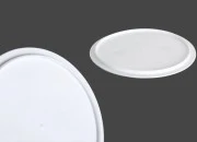 Beli plastični međupoklopac - 92mm
