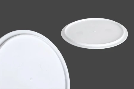Beli plastični međupoklopac - 92mm-1