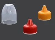 Plastični zatvarač za flaše za kečap i senf sa plastičnim poklopcem