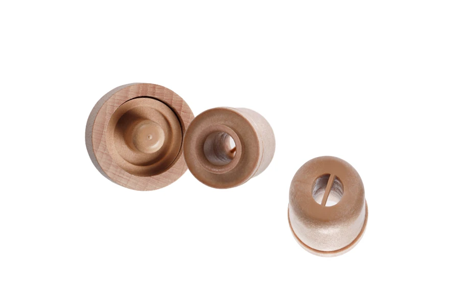 Čep od sintetičke silikonske plute f23 mm sa dozerom i drvenom odvojivom glavom Čep od sintetičke silikonske plute f23 mm sa dozerom i drvenom odvojivom glavom