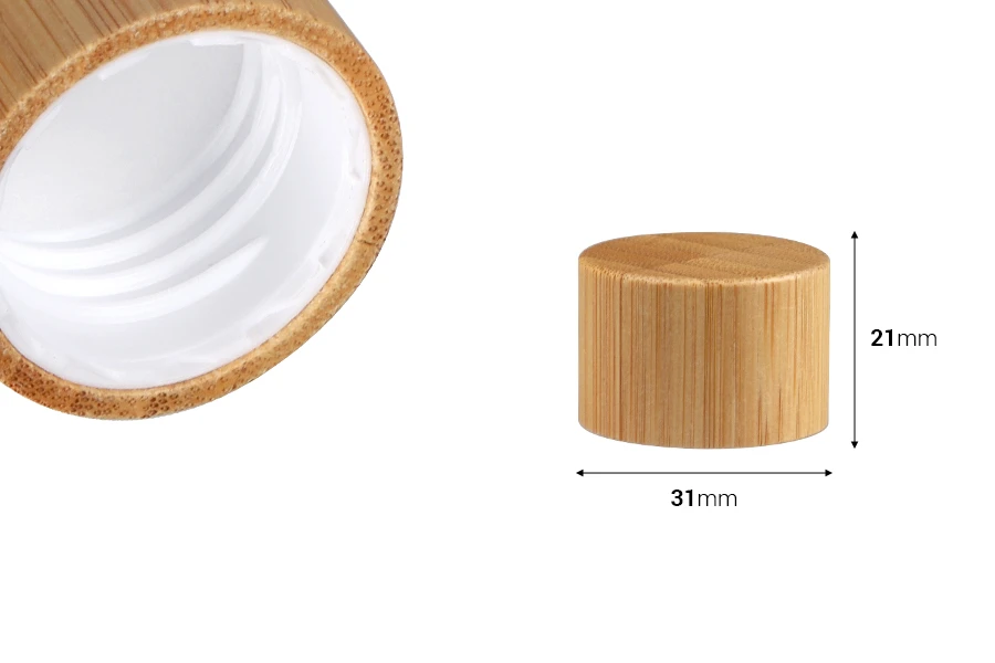 Plastični zatvarač PP24 sa presvlakom od bambusa i unutrašnjom zaptivkom-dimenzije_slike