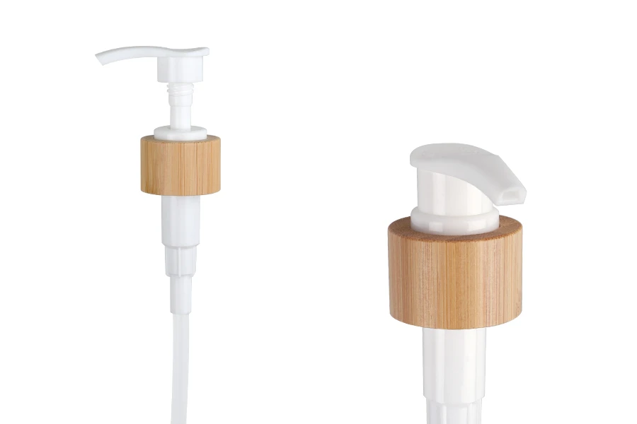 Pumpica za kreme PP24 sa presvlakom od bambusa, plastičnom unutrašnjošću i providnim zatvaračem-slika_proizvoda