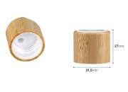 Disk top plastični zatvarač PP24 sa presvlakom od bambusa Disk top plastični zatvarač PP24 sa presvlakom od bambusa-dimenzije_slike