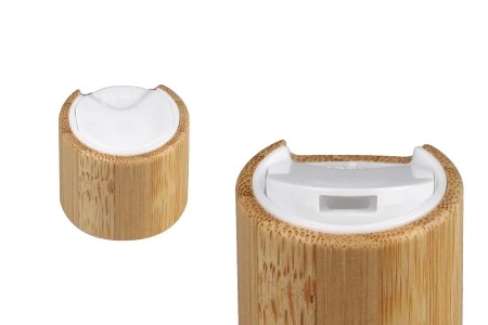 Disk top plastični zatvarač PP24 sa presvlakom od bambusa-1