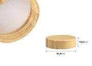 Zatvarač od bambusa sa unutrašnjom zaptivkom za teglice od 30mL-dimenzije_slike