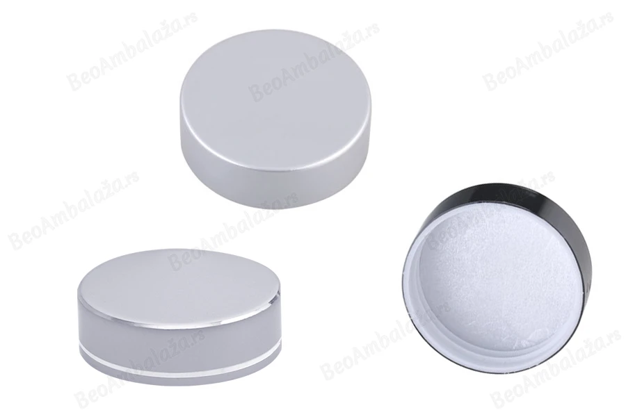 Plastični zatvarač sa aluminijumskim premazom i unutrašnjom zaptivkom (za teglicu za kreme šifra: 16-392)-slika_proizvoda