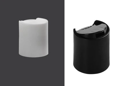 Plastični disk top zatvarač PP18 u crnoj ili beloj boji-1