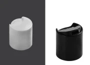 Plastični disk top zatvarač PP20 u crnoj ili beloj boji Plastični disk top zatvarač PP20 u crnoj ili beloj boji