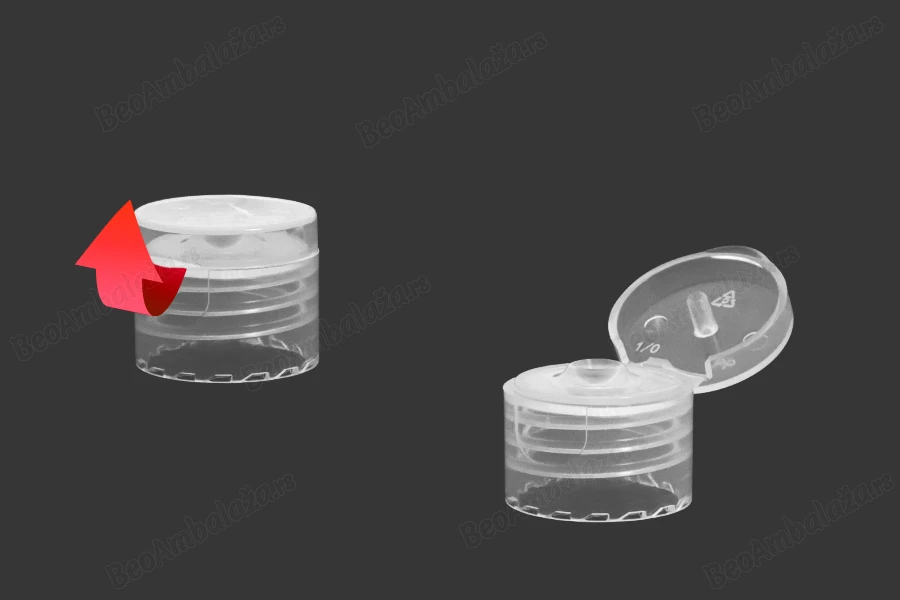 Plastični flip top zatvarač 20/410- 12 komada-dimenzije_slike