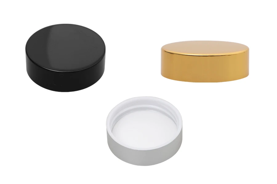 Plastični zatvarač sa aluminijumskim premazom i unutrašnjom zaptivkom (za teglicu za kreme šifra: 16-392)-slika_proizvoda