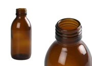 Staklena bočica 150mL za etarska ulja u braon boji, sa grlom PP28 Staklena bočica 150mL za etarska ulja u braon boji, sa grlom PP28-slika_proizvoda