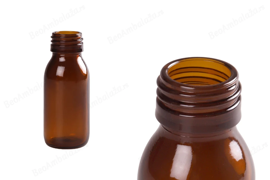 Staklena braon bočica 60mL (PP28)-slika_proizvoda
