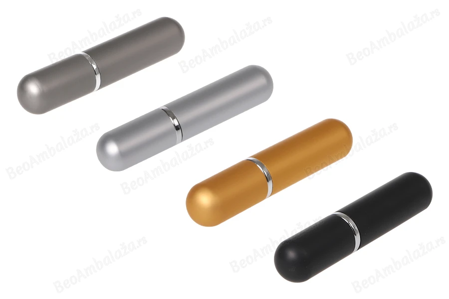 Aluminijumska MAT bočica 5mL za parfem, u više boja-grupa_slika