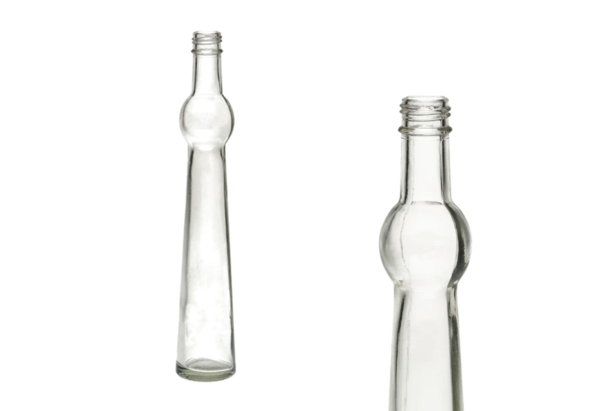 Visoka dekorativna staklena flaša 210mL Visoka dekorativna staklena flaša 210mL