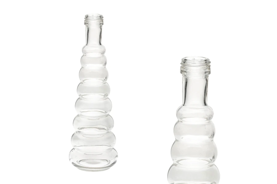 Staklena dekorativna flaša 380mL Staklena dekorativna flaša 380mL