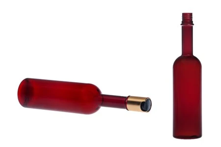 Plastična flašica 250 ml smeđa sa disk top zatvaračem (kapicom)-1
