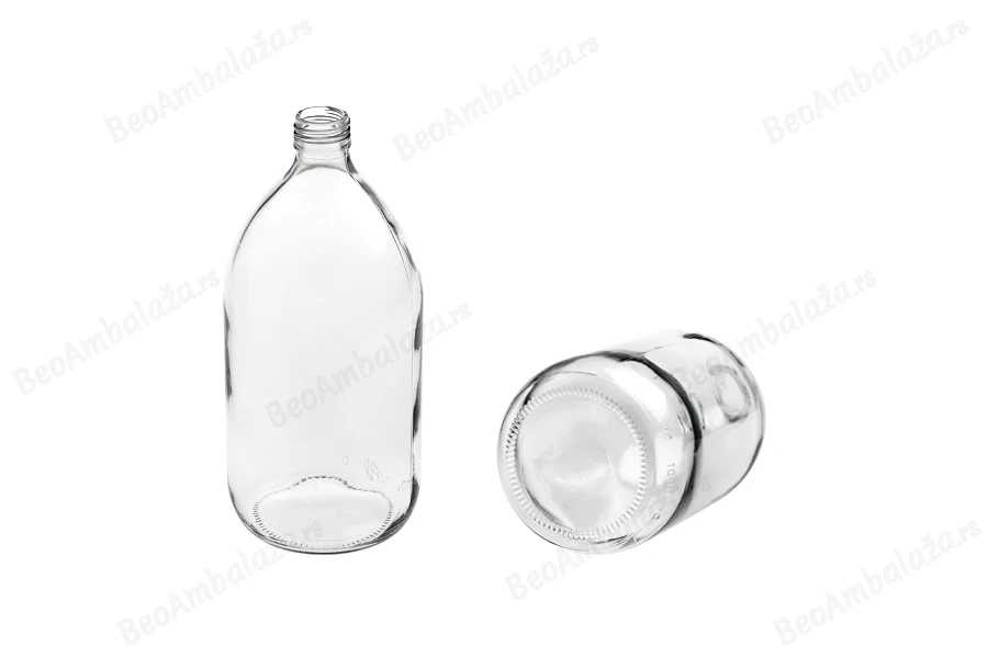 Providna staklena boca 1000mL-dimenzije_slike