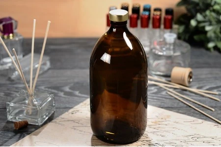 Staklena braon flašica 1000mL, za parfeme i ulja-3