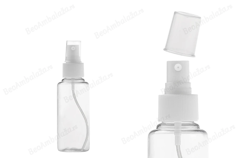 Providna PET flašica 100mL za lagane masne supstance sa sprejom i zatvaračem  - 12 kom-slika_proizvoda