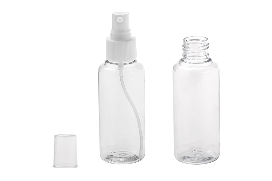 Providna PET flašica 100mL za lagane masne supstance sa sprejom i zatvaračem - 12 kom Providna PET flašica 100mL za lagane masne supstance sa sprejom i zatvaračem - 12 kom