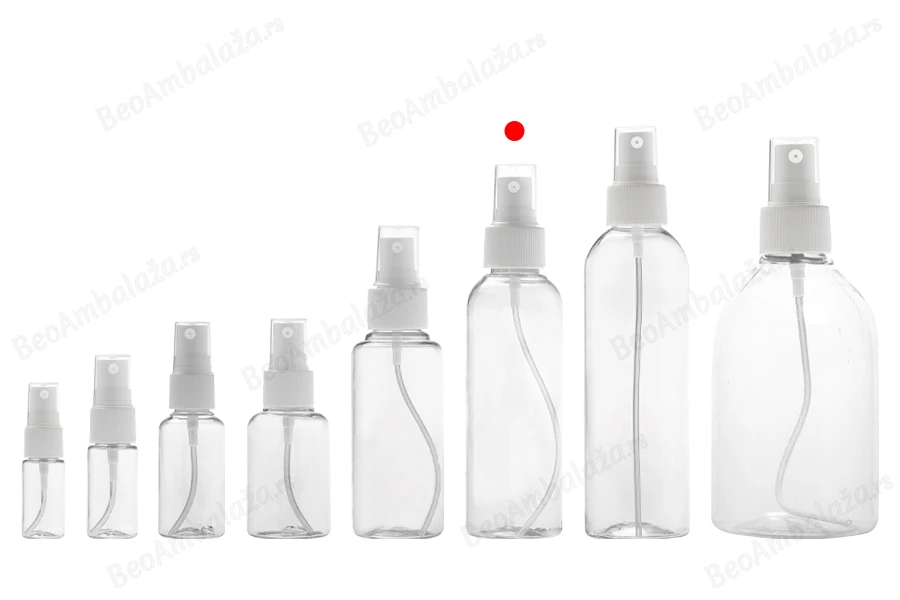 Providna PET flašica 150mL za lagane masne supstance sa sprejom i zatvaračem  - 12 kom-grupa_slika