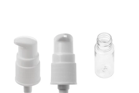 PET flašica 10mL za kreme sa pumpicom i providnim zatvaračem - 12 kom-2