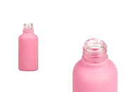 Roze MAT staklena bočica za etarska ulja 30mL, sa grlom PP18 - bez zatvarača Roze MAT staklena bočica za etarska ulja 30mL, sa grlom PP18 - bez zatvarača