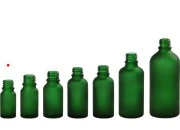 Zelena staklena bočica od peskiranog stakla za etarska ulja 5mL, sa grlom PP18 - bez zatvarača Zelena staklena bočica od peskiranog stakla za etarska ulja 5mL, sa grlom PP18 - bez zatvarača-grupa_slika