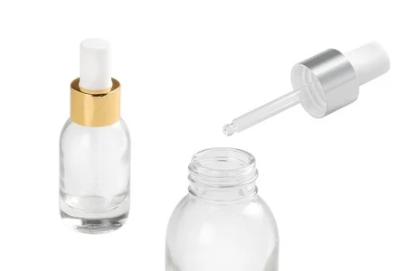 Providna staklena bočica 50mL sa pipetom u dve boje-1
