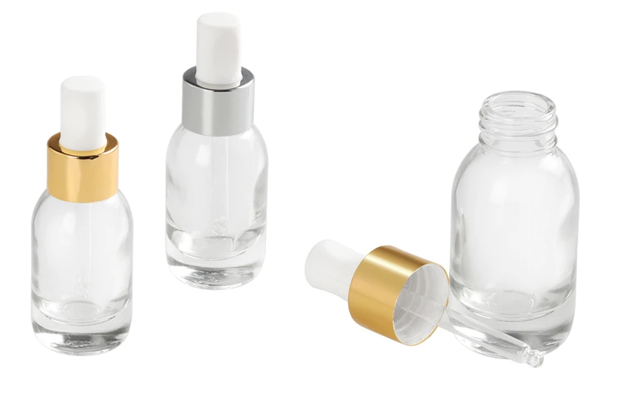 Providna staklena bočica 50mL sa pipetom u dve boje Providna staklena bočica 50mL sa pipetom u dve boje