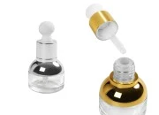 Staklena bočica 20mL sa pipetom i regulatorom protoka u dve boje Staklena bočica 20mL sa pipetom i regulatorom protoka u dve boje