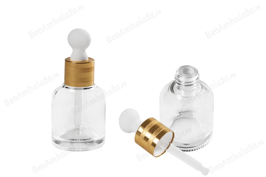 Staklena bočica 30mL za kozmetičke preparate sa pipetom i regulatorom protoka-dimenzije_slike