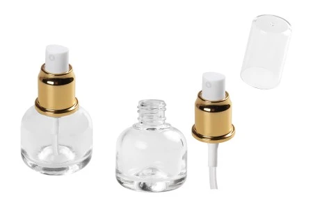 Staklena bočica 30mL sa sprejom i providnim zatvaračem-2
