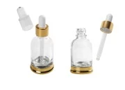 Staklena bočica 30mL sa pipetom i providnim zatvaračem-grupa_slika