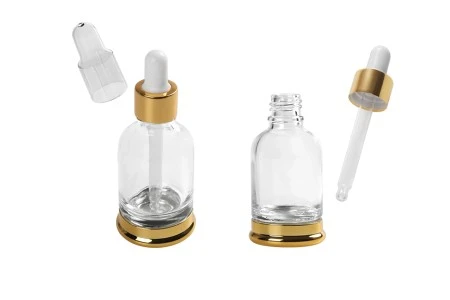 Staklena bočica 30mL sa pipetom i providnim zatvaračem-5