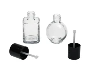 Staklena bočica 30mL za kozmetičke preparate sa crnim plastičnim zatvaračem (PP18) sa spatulom-slika_proizvoda