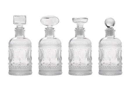 Staklena boca 200mL sa reljefom-3