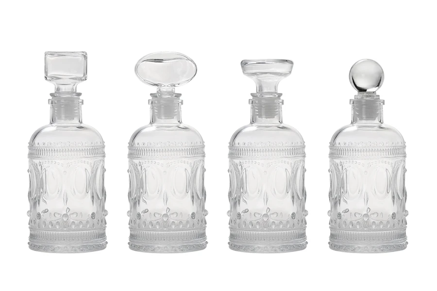 Staklena boca 200mL sa reljefom Staklena boca 200mL sa reljefom