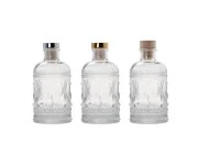 Staklena boca 200mL sa reljefom Staklena boca 200mL sa reljefom